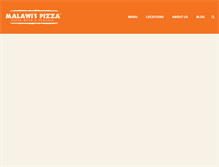 Tablet Screenshot of malawispizza.com